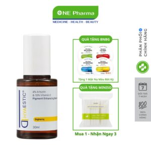 Tinh Chất Hyaestic Pigment Enhancing Serum 4% Arbutin & 10% Vitamin C Hỗ Trợ Giảm Nám Chuyên Sâu - 10ml/30ml
