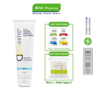 Sữa Rửa Mặt Hyaestic 1% BHA Facial Gentle Cleanser Dịu Nhẹ, Làm Sạch Sâu - 50ml/150ml
