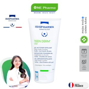 Gel Rửa Mặt Isis Pharma Teen Derm Gel Face Cleanser Giảm Nhờn Ngừa Mụn Cho Da Thường – 40ml/150ml