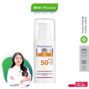 Kem Chống Nắng Pharmaceris Capilar Protect Dành Cho Da Mẫn Đỏ, Giãn Mao Mạch - 50ml