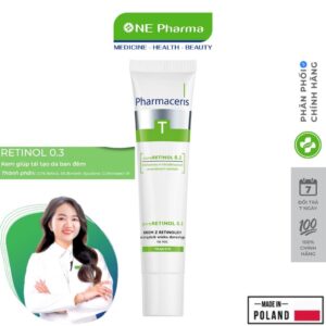 Kem Dưỡng Pharmaceris Retinol 0.3 Tái Tạo Da Ban Đêm Giảm Mụn, Sáng Da - 40ml